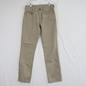 Levi's 511 Jeans Mens 30x32 Standard Slim Fit 5-Pocket Trousers Cotton Tan Khaki